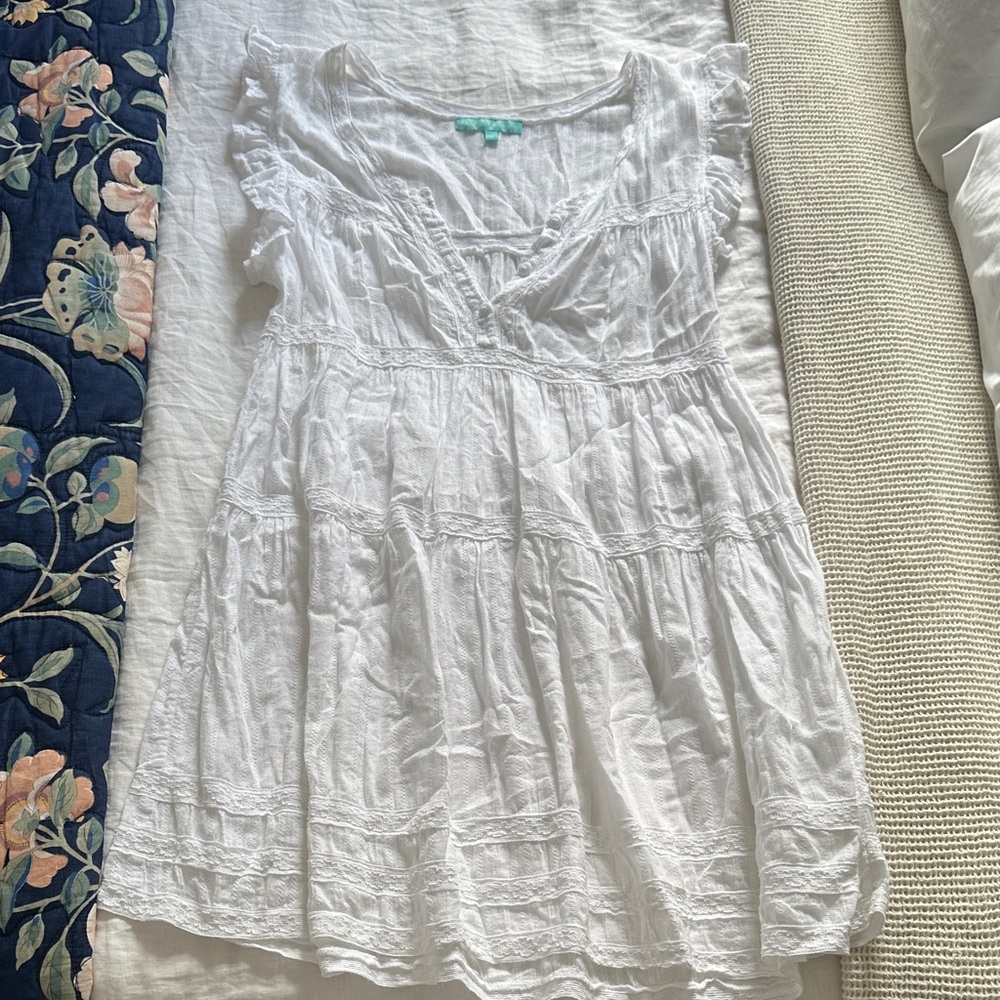 Melissa Odabash White Swim Coverup